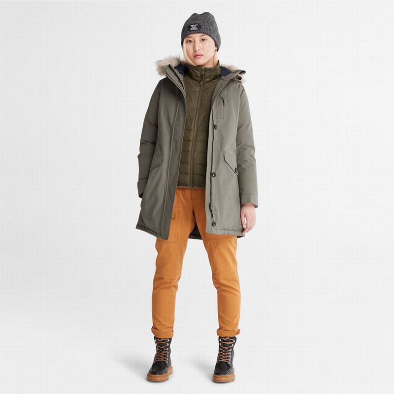 Timberland Dry Vent Waterproof Parka Sive | 69814541