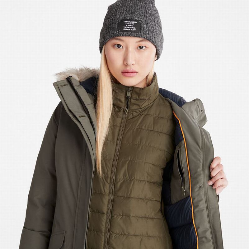 Timberland Dry Vent Waterproof Parka Sive | 69814541