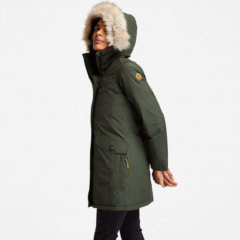 Timberland Dry Vent Waterproof Parka Zelene | 59068703