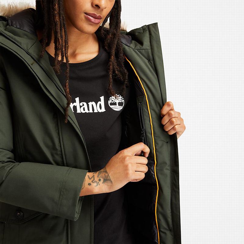 Timberland Dry Vent Waterproof Parka Zelene | 59068703