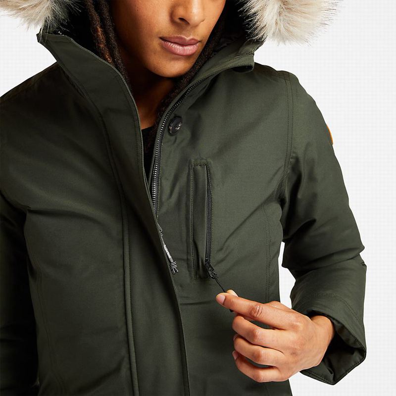 Timberland Dry Vent Waterproof Parka Zelene | 59068703
