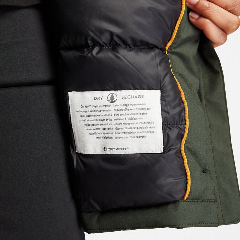 Timberland Dry Vent Waterproof Parka Zelene | 59068703