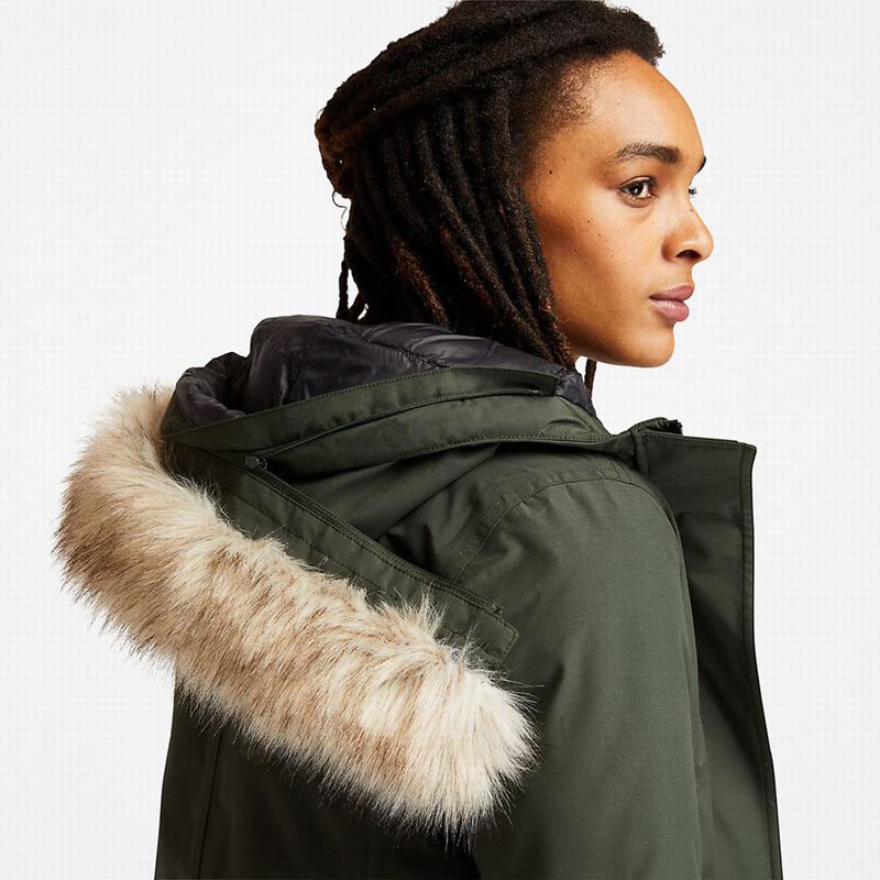 Timberland Dry Vent Waterproof Parka Zelene | 59068703