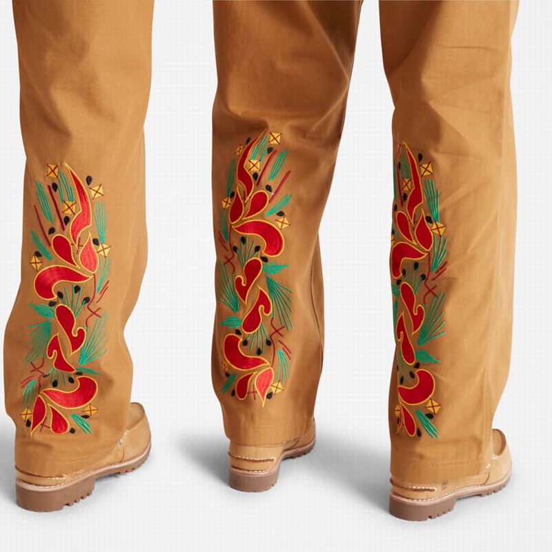 Timberland Duck Canvas Workwear Hlače Smeđe | 59137626