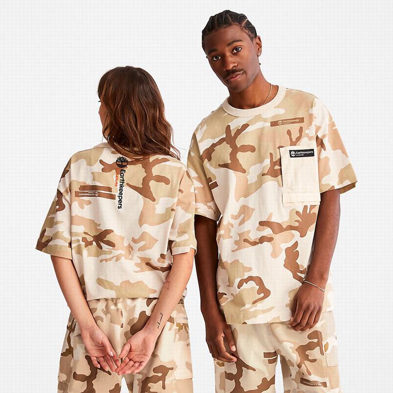 Timberland Dunstan River Crew Tee Majice Bež | 30602512