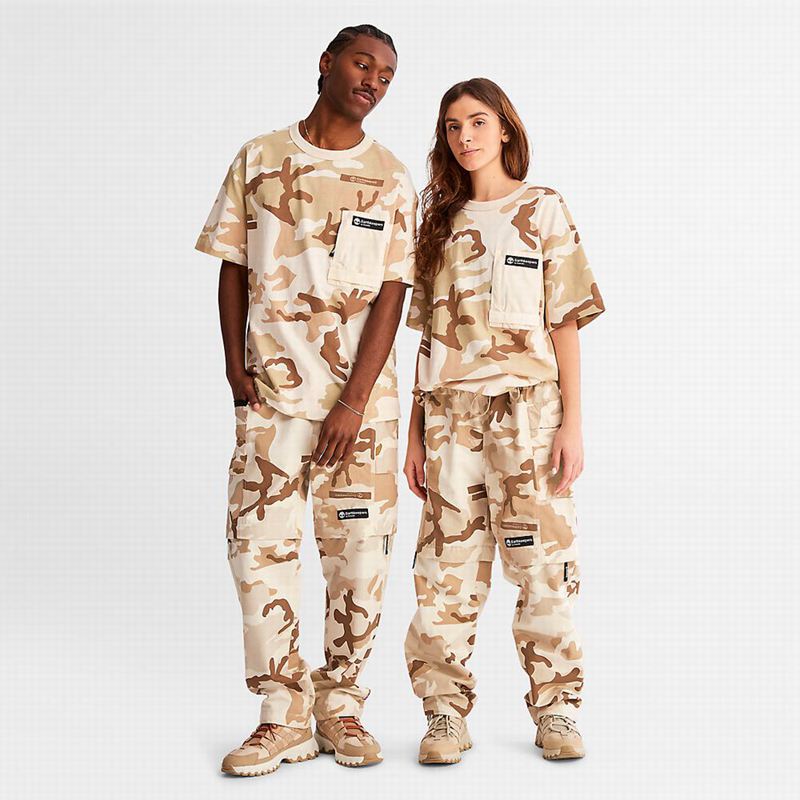 Timberland Dunstan River Crew Tee Majice Bež | 30602512