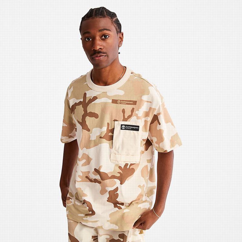 Timberland Dunstan River Crew Tee Majice Bež | 30602512