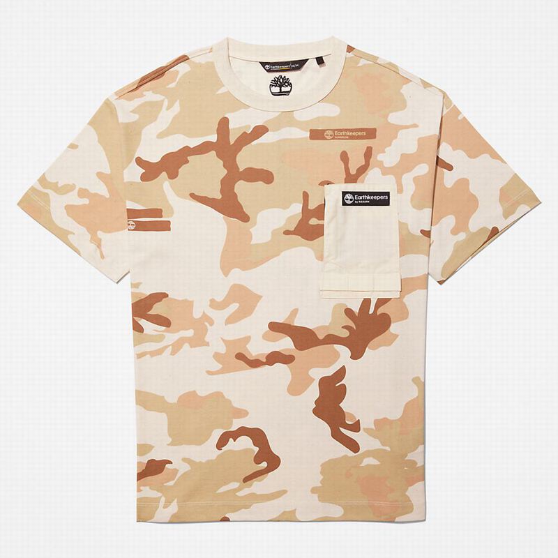 Timberland Dunstan River Crew Tee Majice Bež | 30602512