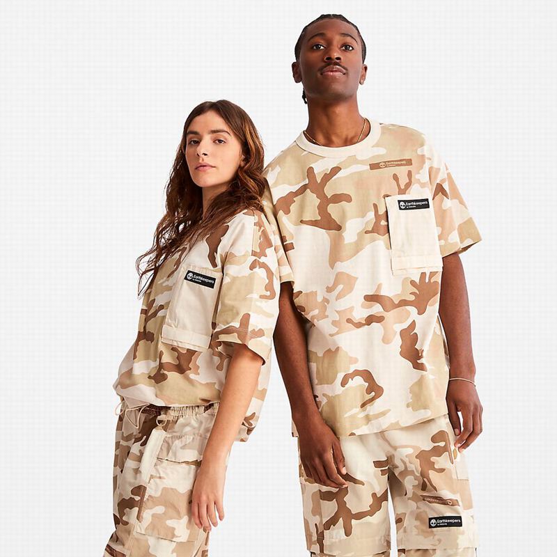 Timberland Dunstan River Crew Tee Majice Bež | 30602512