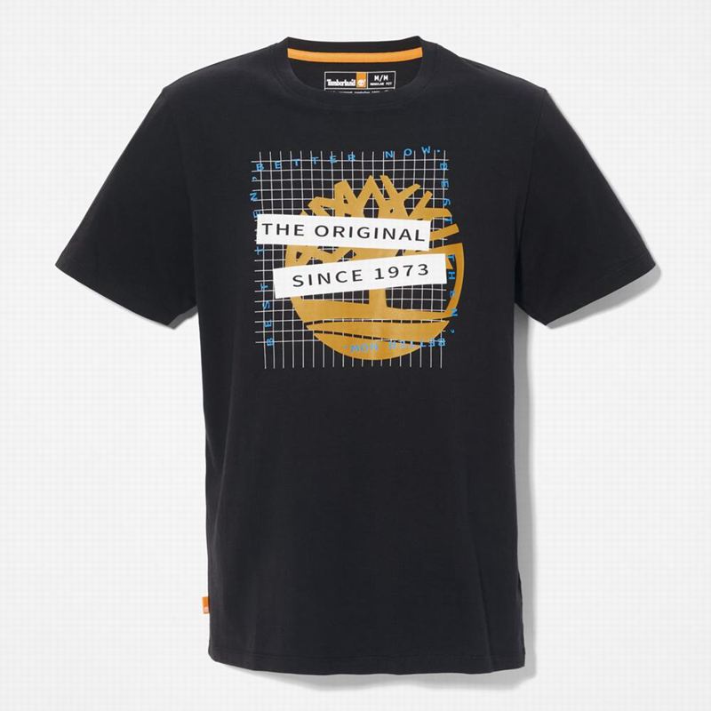 Timberland Dunstan River Crew Tee Majice Crne | 35153701