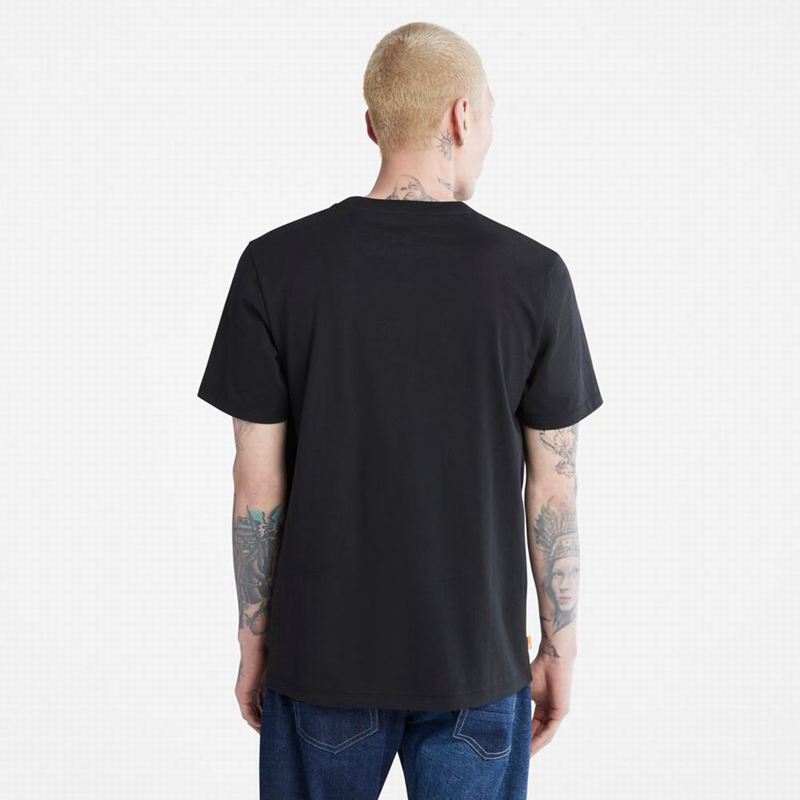 Timberland Dunstan River Crew Tee Majice Crne | 35153701
