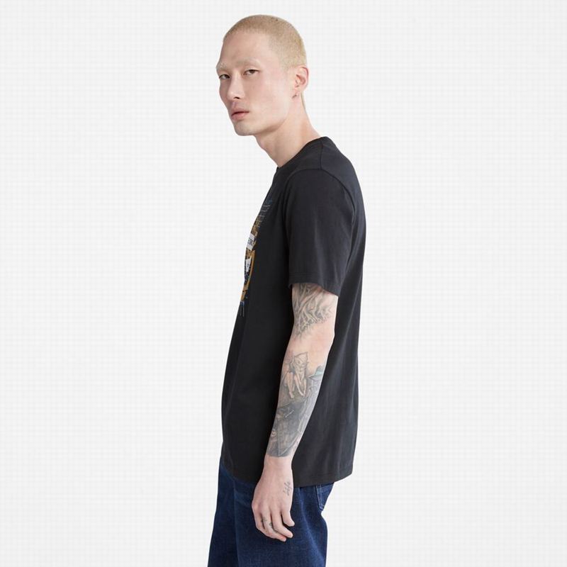 Timberland Dunstan River Crew Tee Majice Crne | 35153701