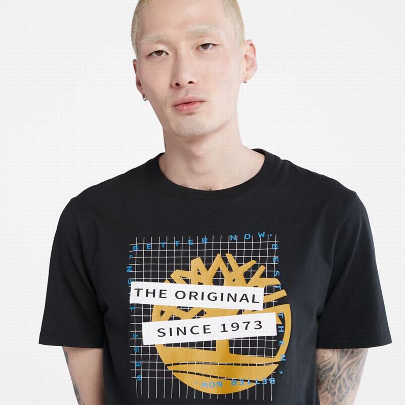 Timberland Dunstan River Crew Tee Majice Crne | 35153701