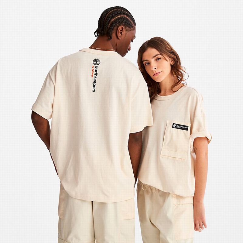 Timberland Dunstan River Crew Tee Majice Bež | 42197179