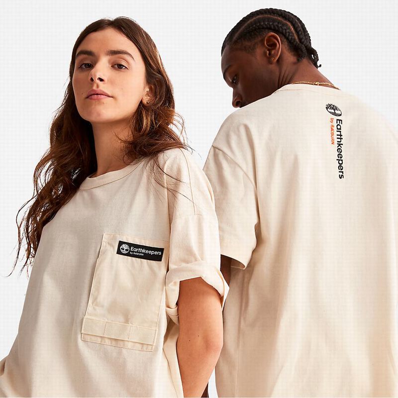 Timberland Dunstan River Crew Tee Majice Bež | 42197179