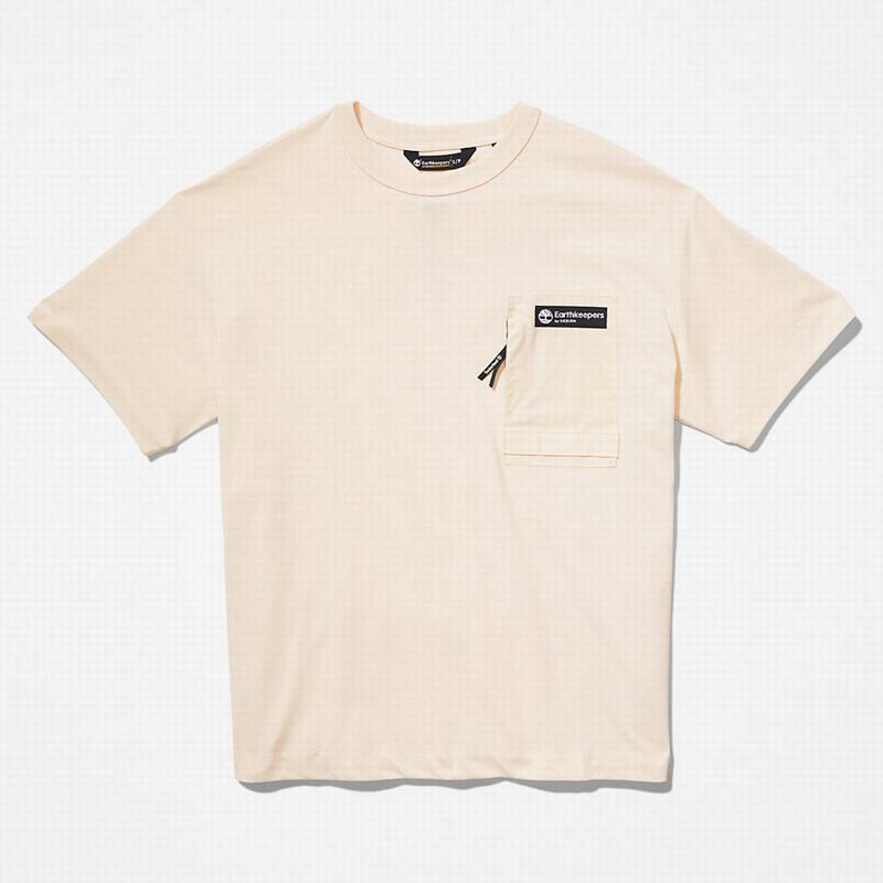 Timberland Dunstan River Crew Tee Majice Bež | 42197179
