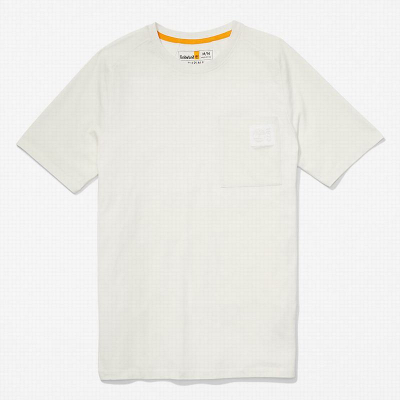 Timberland Dunstan River Crew Tee Majice Bijele | 53704051