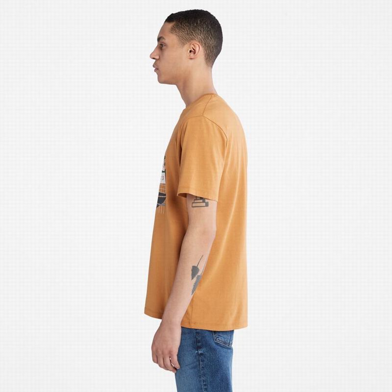 Timberland Dunstan River Crew Tee Majice Smeđe | 58492075