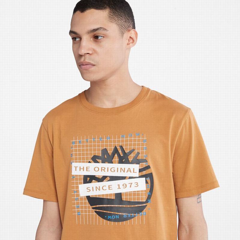Timberland Dunstan River Crew Tee Majice Smeđe | 58492075