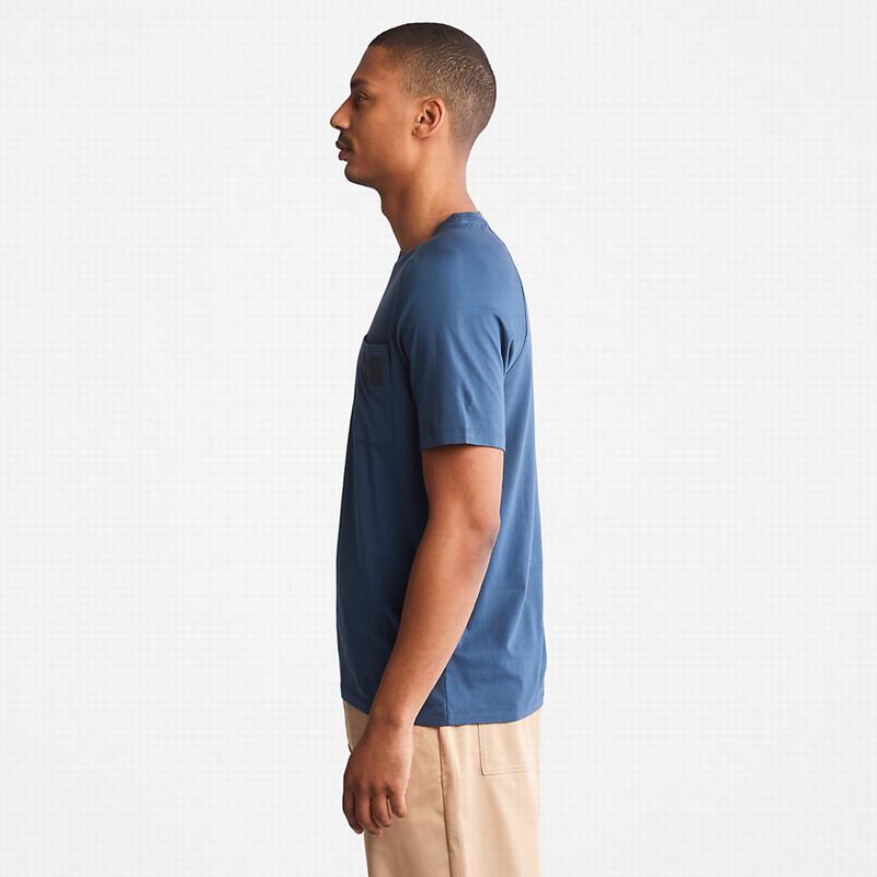 Timberland Dunstan River Crew Tee Majice Plave | 59554459