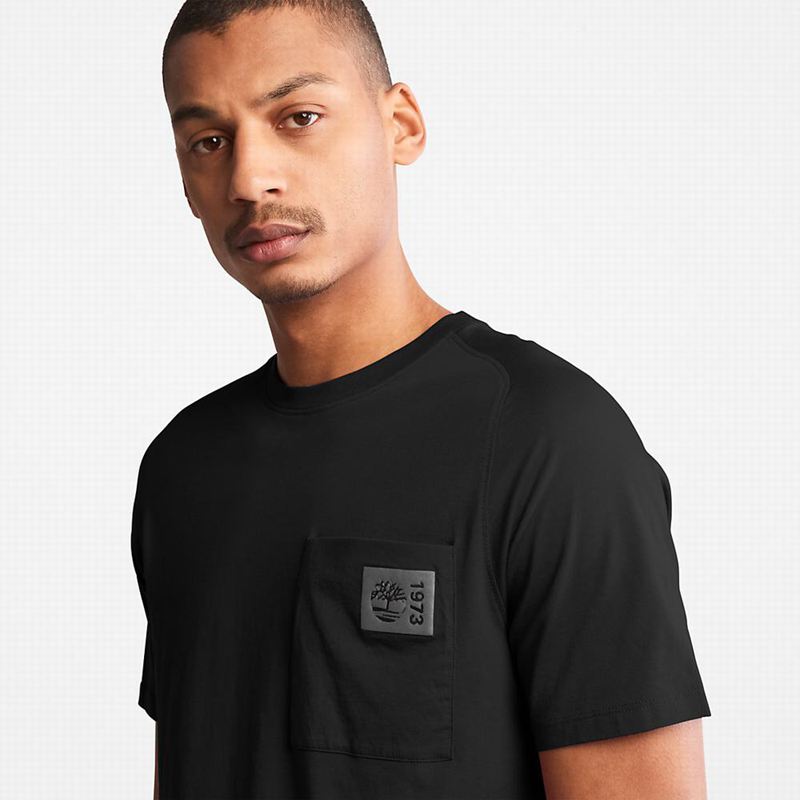 Timberland Dunstan River Crew Tee Majice Crne | 85060674