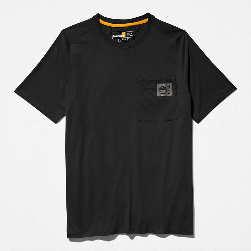 Timberland Dunstan River Crew Tee Majice Crne | 85060674