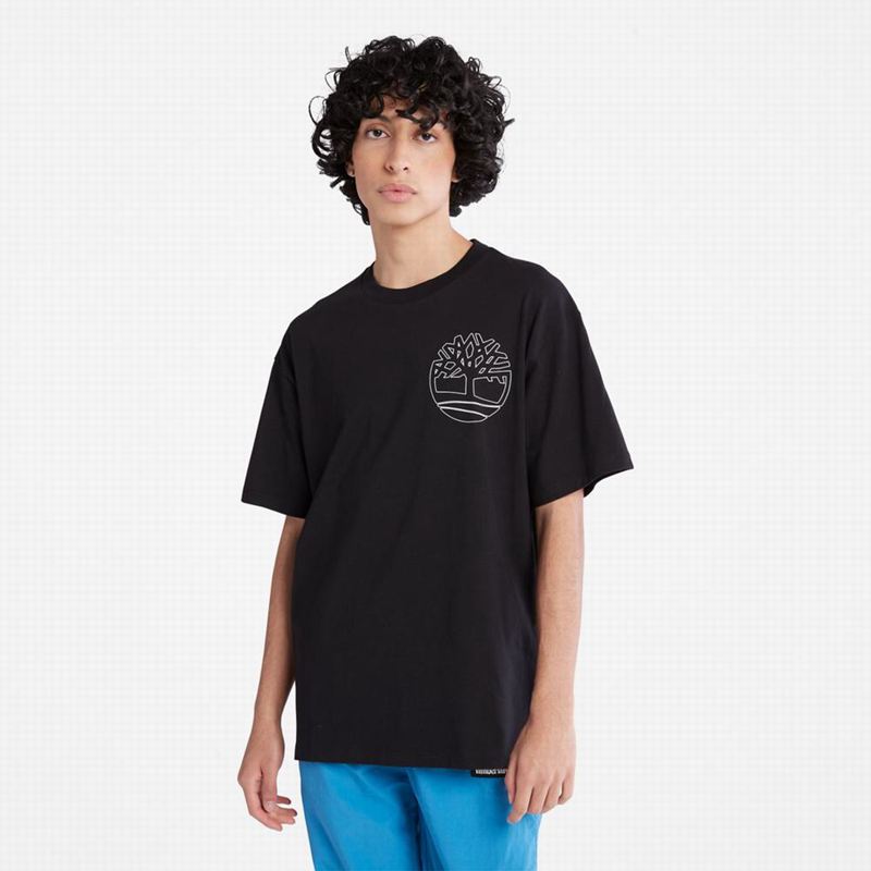 Timberland Dunstan River Crewneck Majice Crne | 25667909