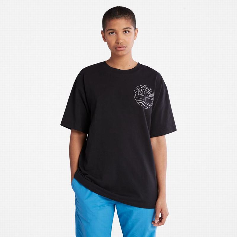 Timberland Dunstan River Crewneck Majice Crne | 25667909