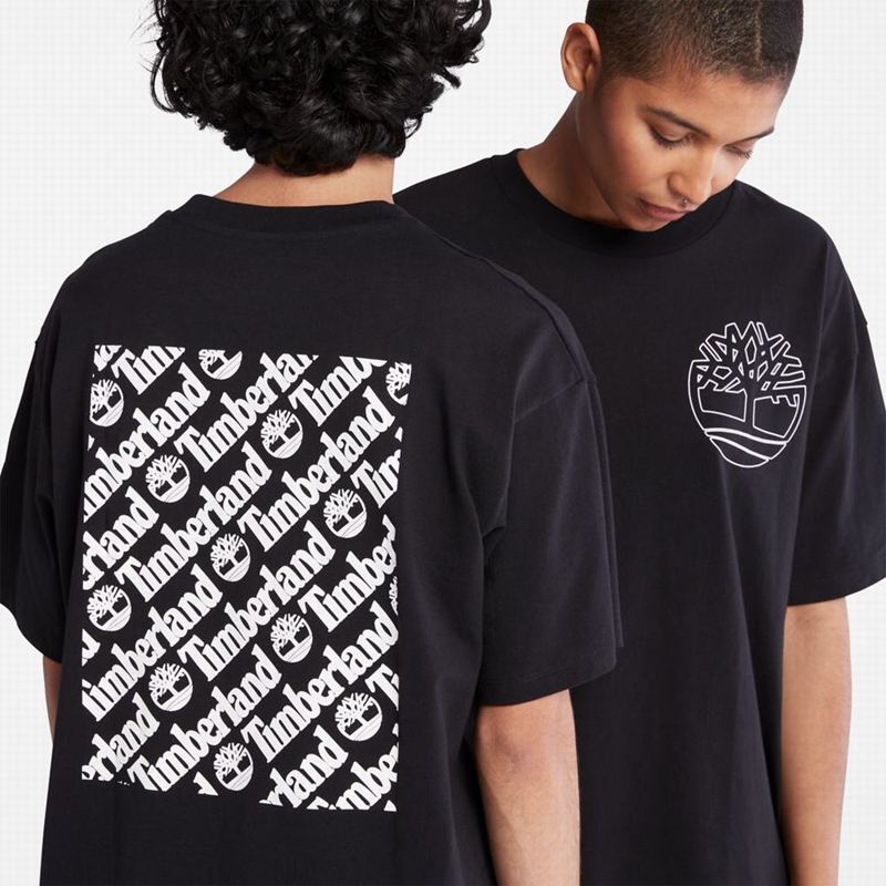 Timberland Dunstan River Crewneck Majice Crne | 25667909