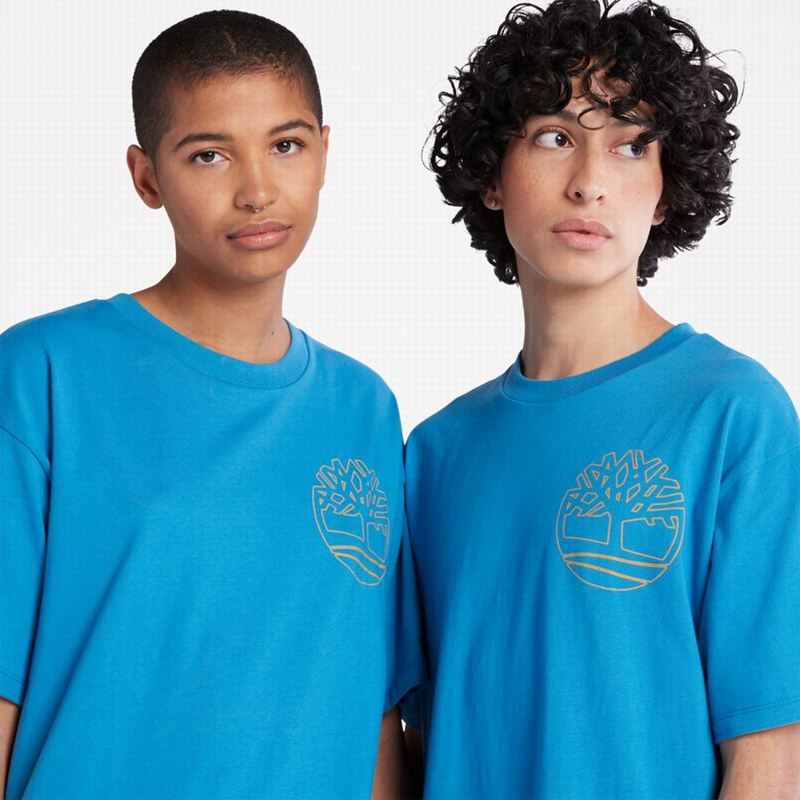 Timberland Dunstan River Crewneck Majice Plave | 86825734