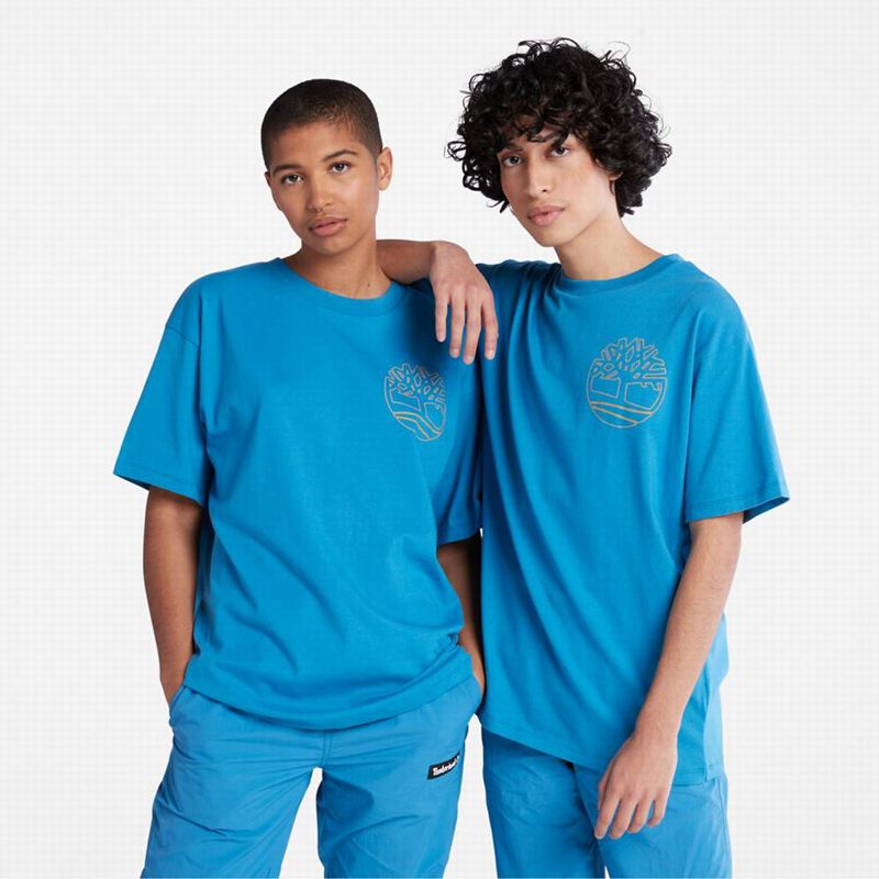 Timberland Dunstan River Crewneck Majice Plave | 86825734