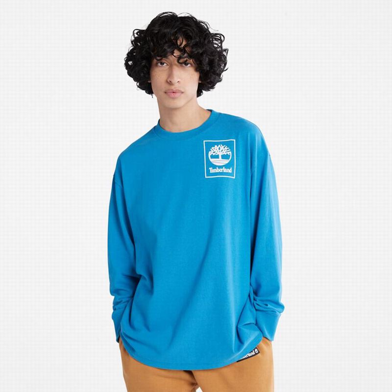 Timberland Dunstan River Pocket Dugi Rukav Plave | 34175411