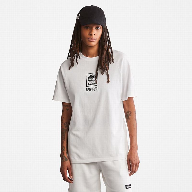 Timberland Dunstan River V-Neck Majice Bijele | 11027584