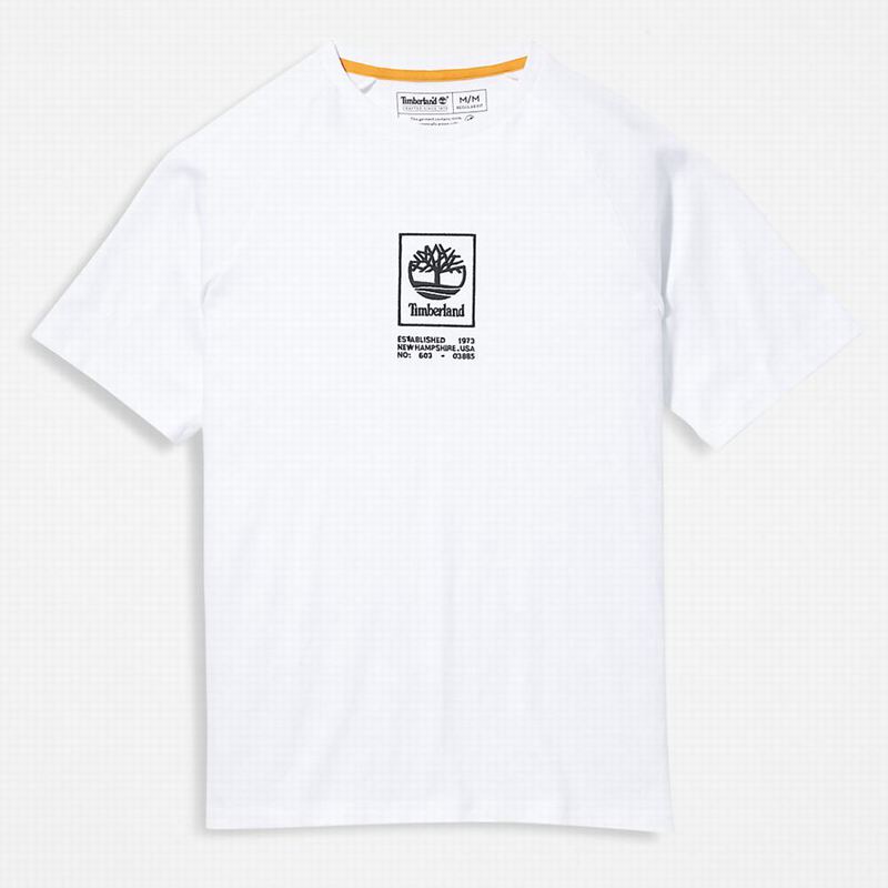 Timberland Dunstan River V-Neck Majice Bijele | 11027584