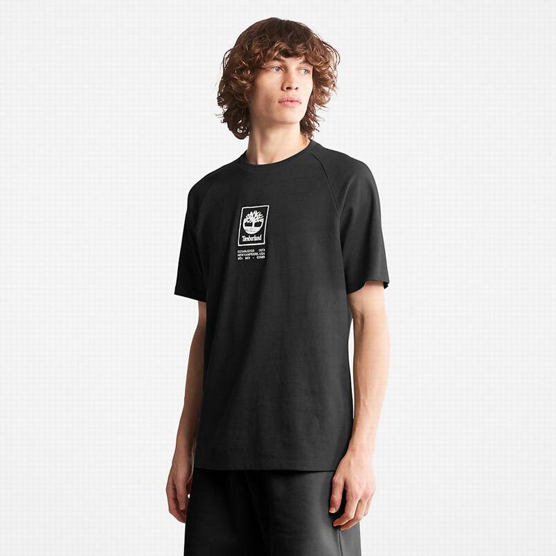 Timberland Dunstan River V-Neck Majice Crne | 54512906