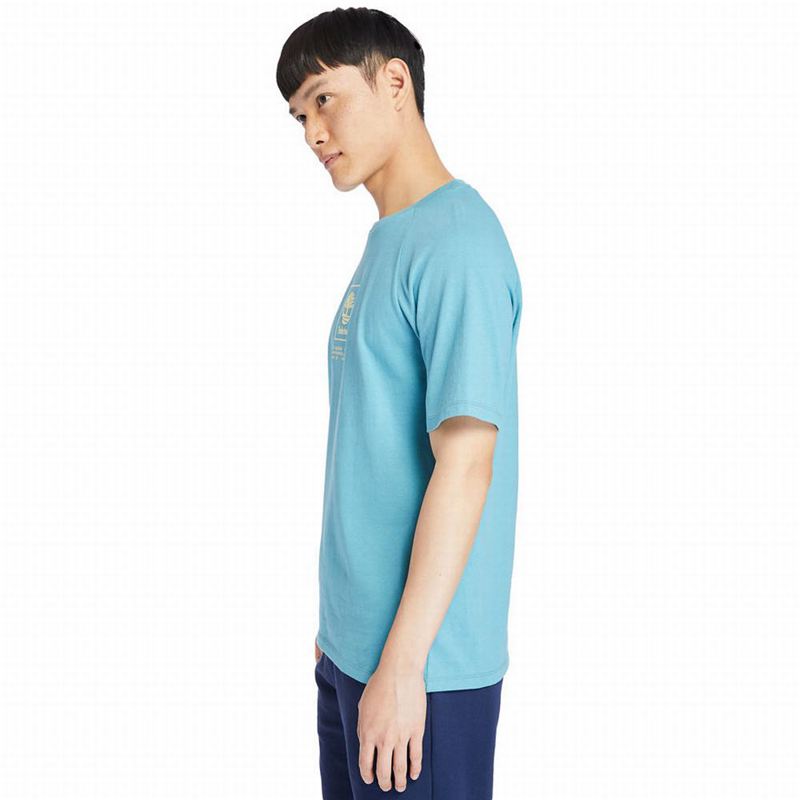 Timberland Dunstan River V-Neck Majice Plave | 7870103