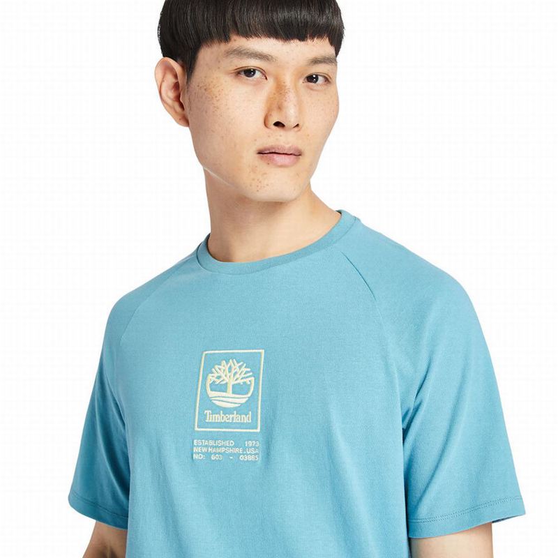 Timberland Dunstan River V-Neck Majice Plave | 7870103