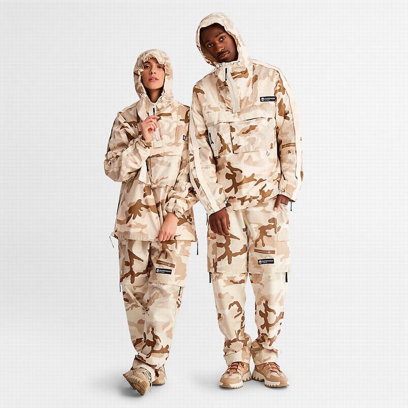 Timberland Earthkeepers by Raeburn Packable Anorak Majica S Kapuljačom Bež | 34339296