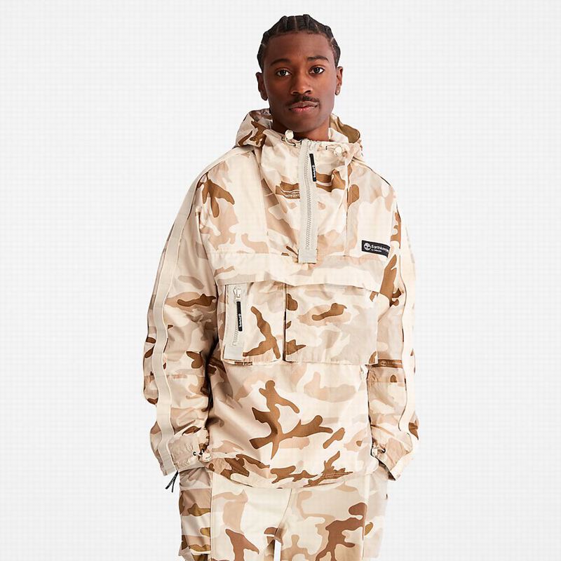 Timberland Earthkeepers by Raeburn Packable Anorak Majica S Kapuljačom Bež | 34339296