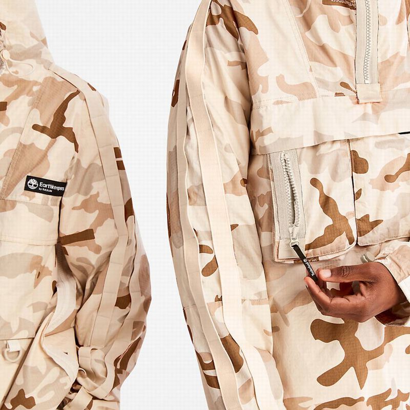 Timberland Earthkeepers by Raeburn Packable Anorak Majica S Kapuljačom Bež | 34339296