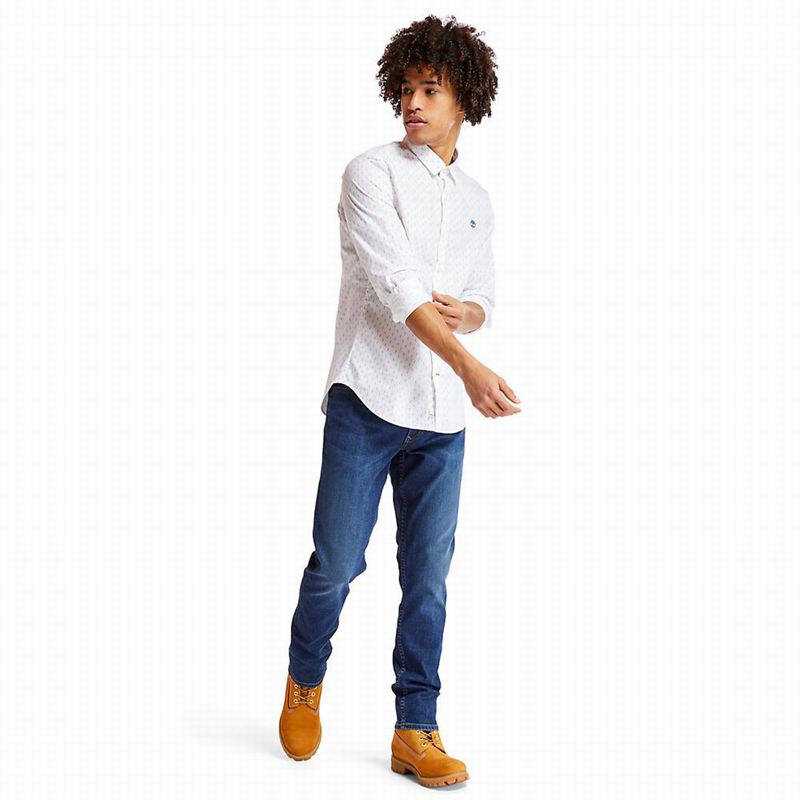 Timberland Eastham River Leaf Košulje Bijele | 39398331