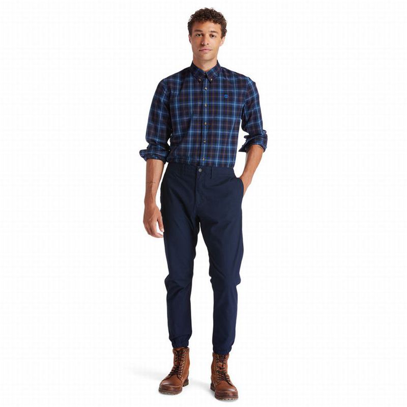 Timberland Eastham River Tartan Košulje Plave | 20453011
