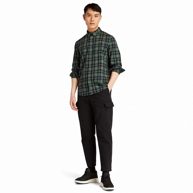 Timberland Eastham River Tartan Košulje Maslinasto Zelene | 37221631