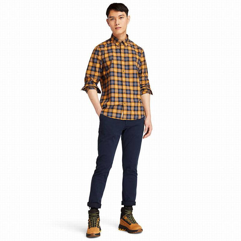 Timberland Eastham River Tartan Košulje Žute | 41521509