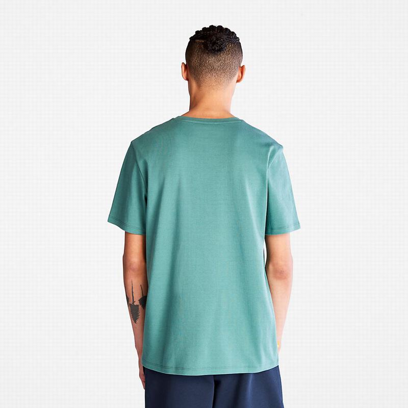 Timberland Eco-Ready Supima Cotton Timber Fresh Majice Maslinasto Zelene | 85315337