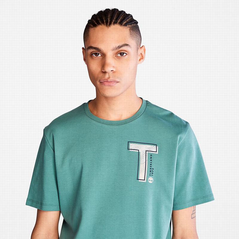 Timberland Eco-Ready Supima Cotton Timber Fresh Majice Maslinasto Zelene | 85315337