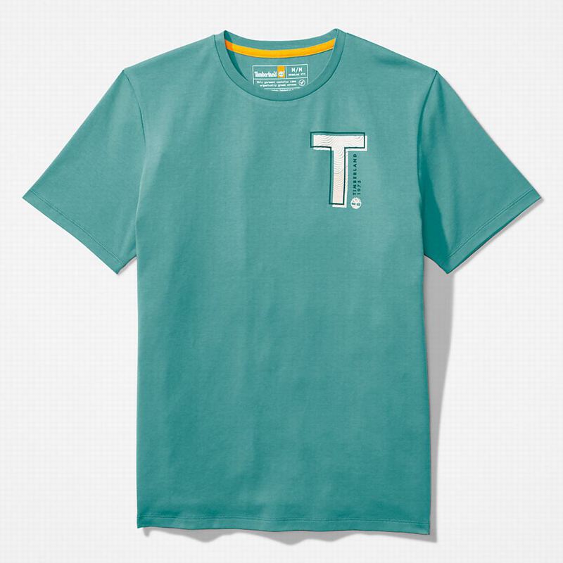Timberland Eco-Ready Supima Cotton Timber Fresh Majice Maslinasto Zelene | 85315337