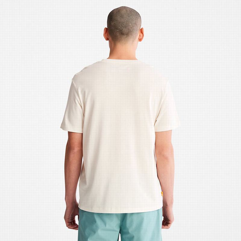 Timberland Eco-Ready Supima Cotton Timber Fresh Majice Bijele | 89140888