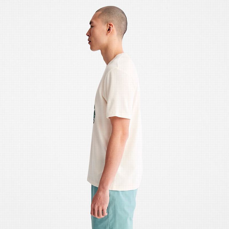 Timberland Eco-Ready Supima Cotton Timber Fresh Majice Bijele | 89140888