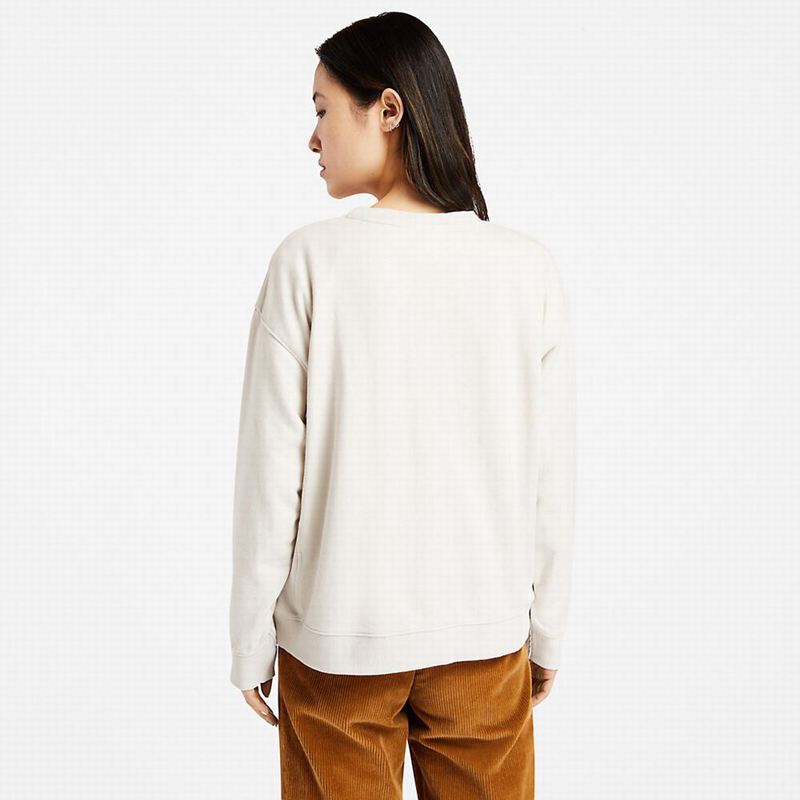 Timberland Ecoriginal Corduroy Logo Dukserice Bijele | 21736753